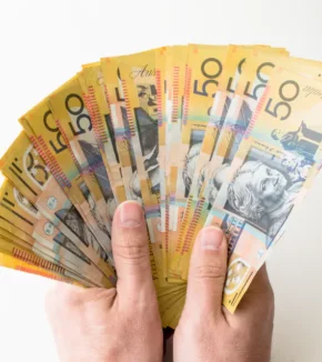 50 Australian Dollar Bills