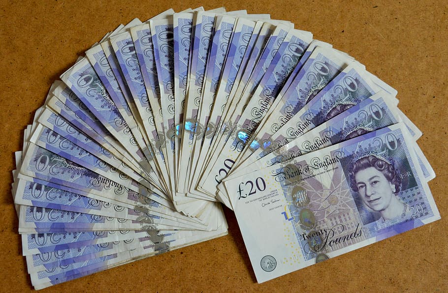 Counterfeit 20 British Pounds Counterfeit 20 British Pounds